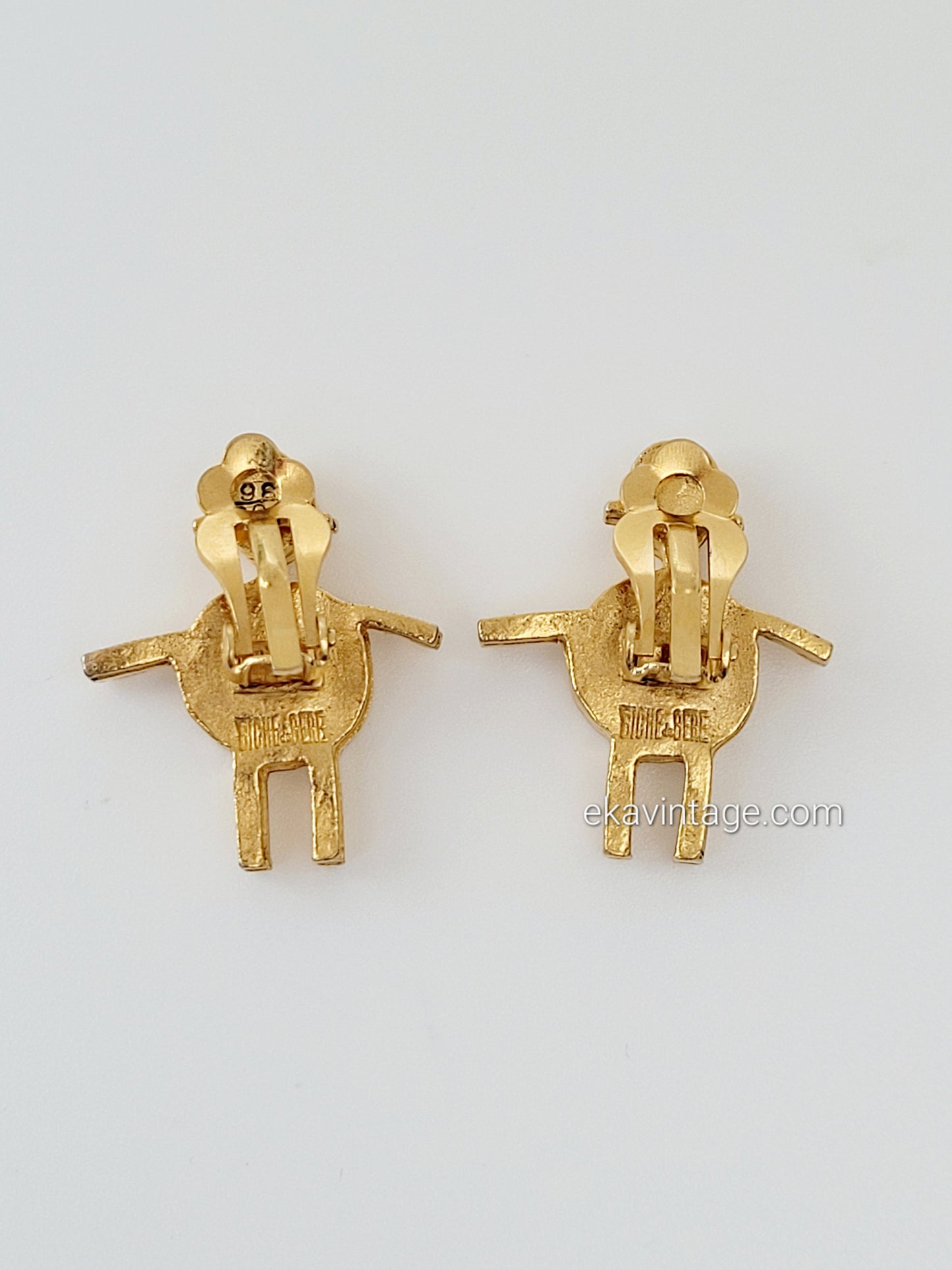 Biche de Bere - Boucles d'oreilles vintage