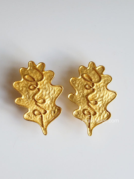 Ines de la Fressange - Boucles d'oreilles vintage
