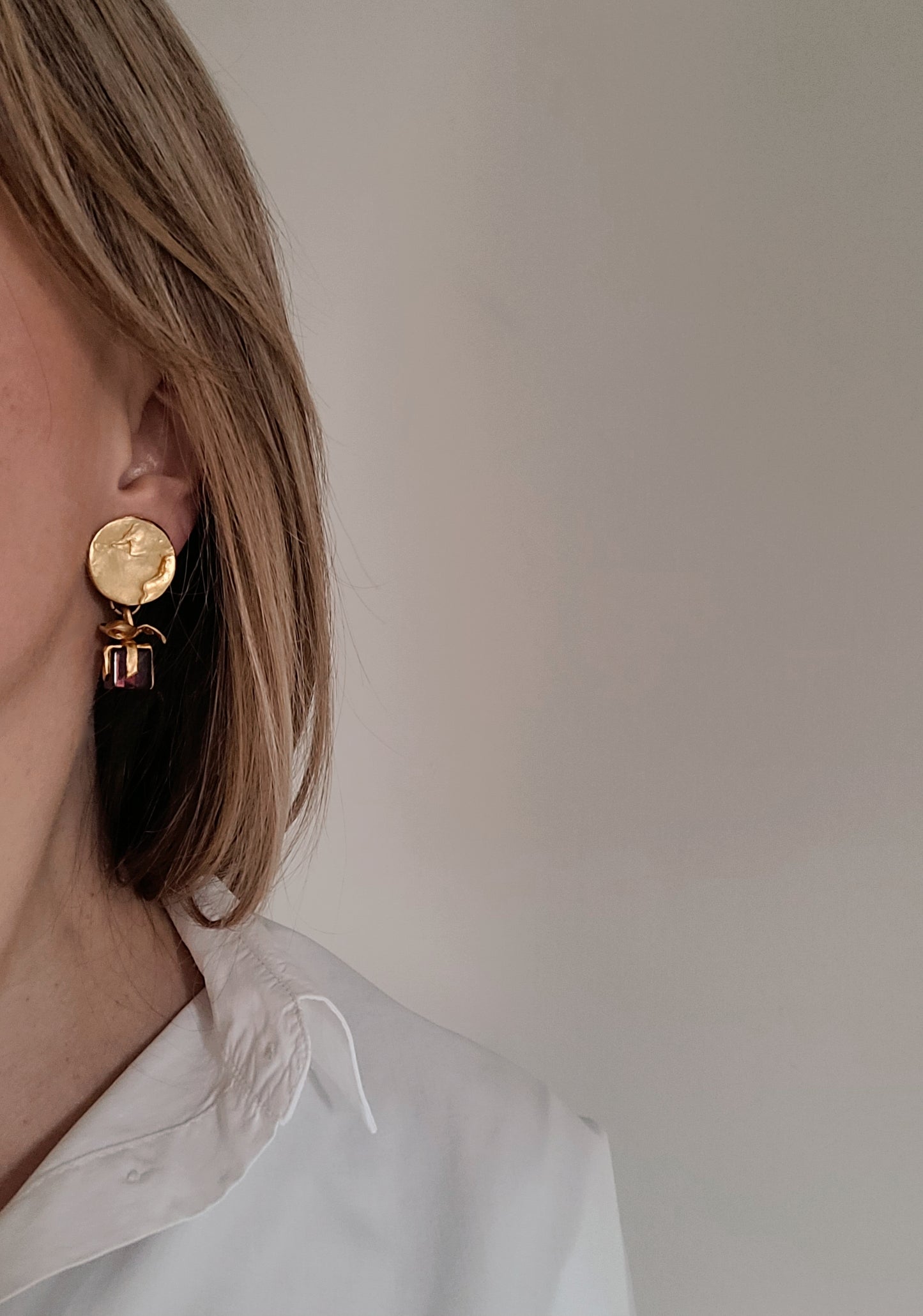 Biche de Bere - Boucles d'oreilles vintage