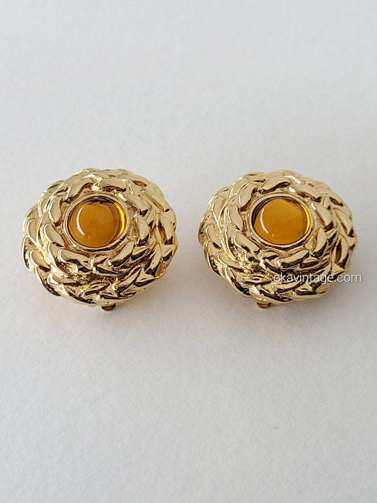 Yves Saint Laurent - Boucles d'oreilles vintage