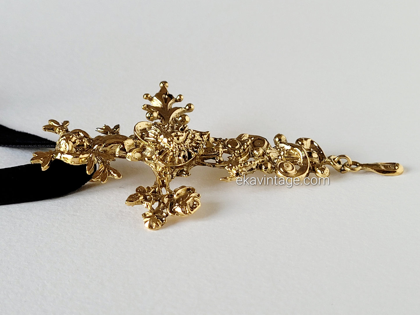 Christian Lacroix - Pendentif vintage Croix
