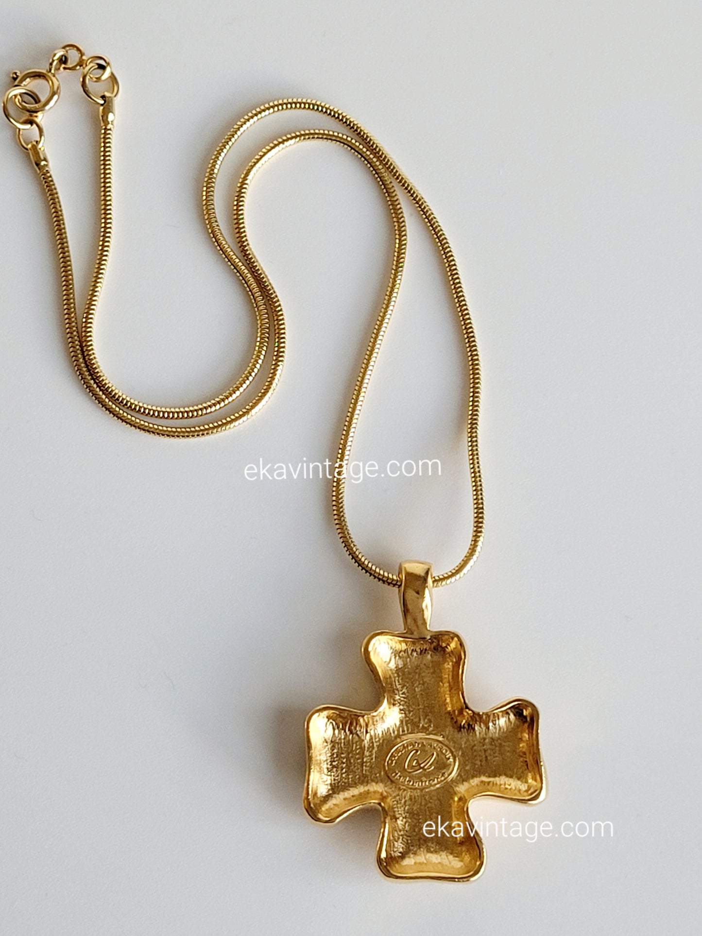 Christian Lacroix - Collier vintage Croix