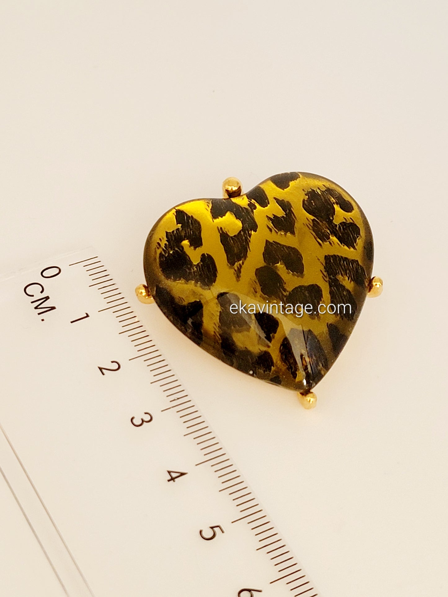 Yves Saint Laurent - Broche vintage Cœur