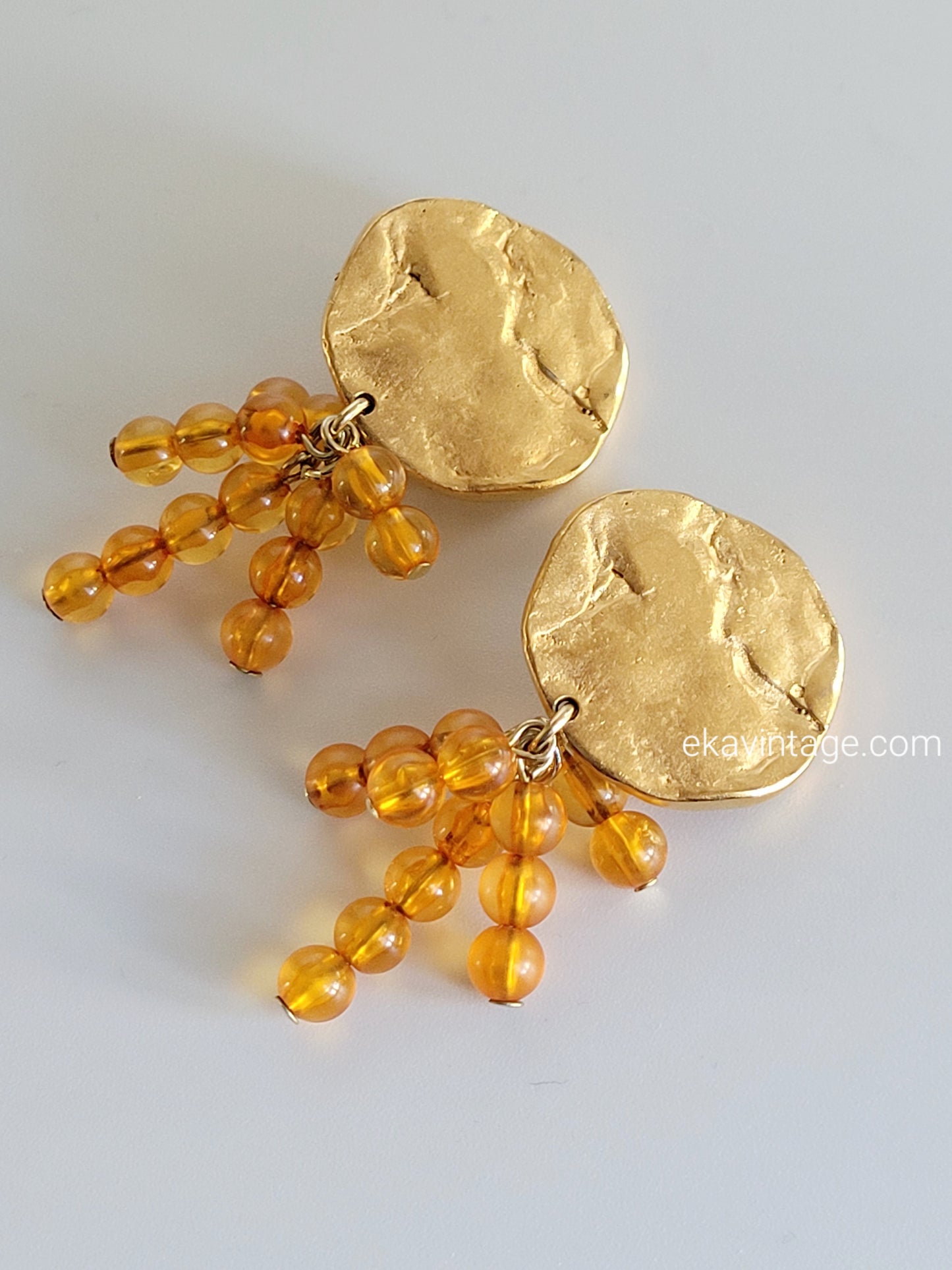 Biche de Bere - Boucles d'oreilles vintage pendantes