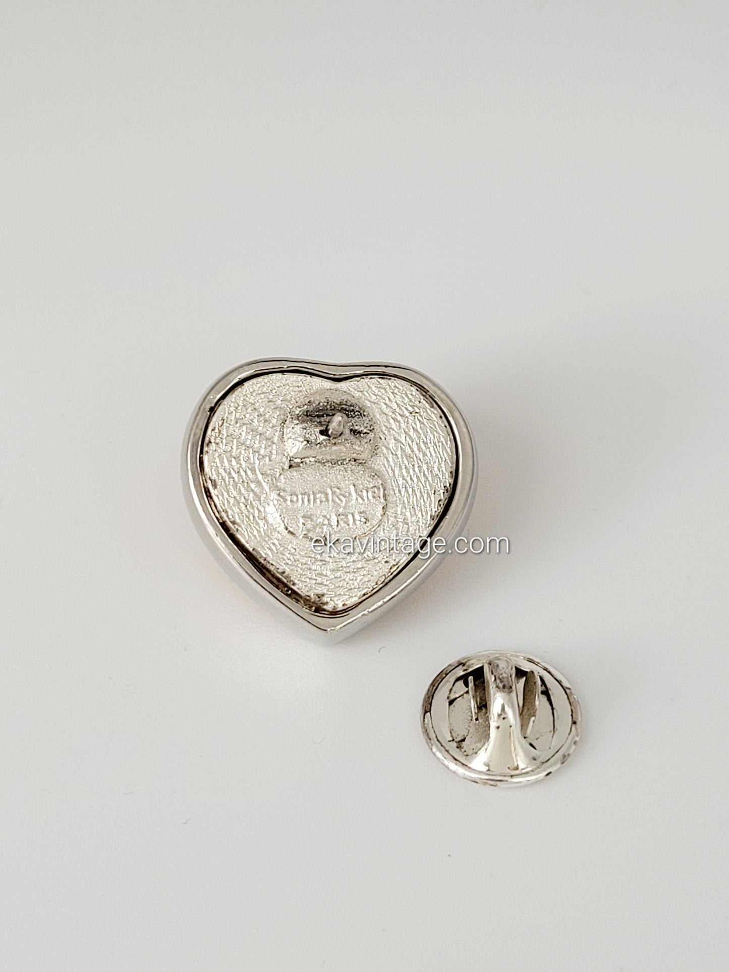 Sonia Rykiel - Pin's vintage cœur