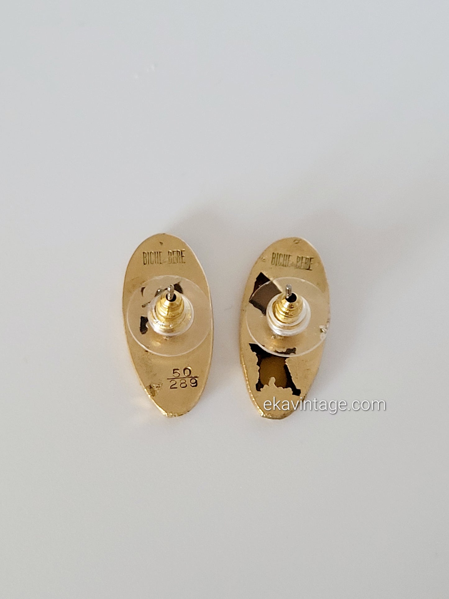 Biche de Bere - Boucles d'oreilles vintage