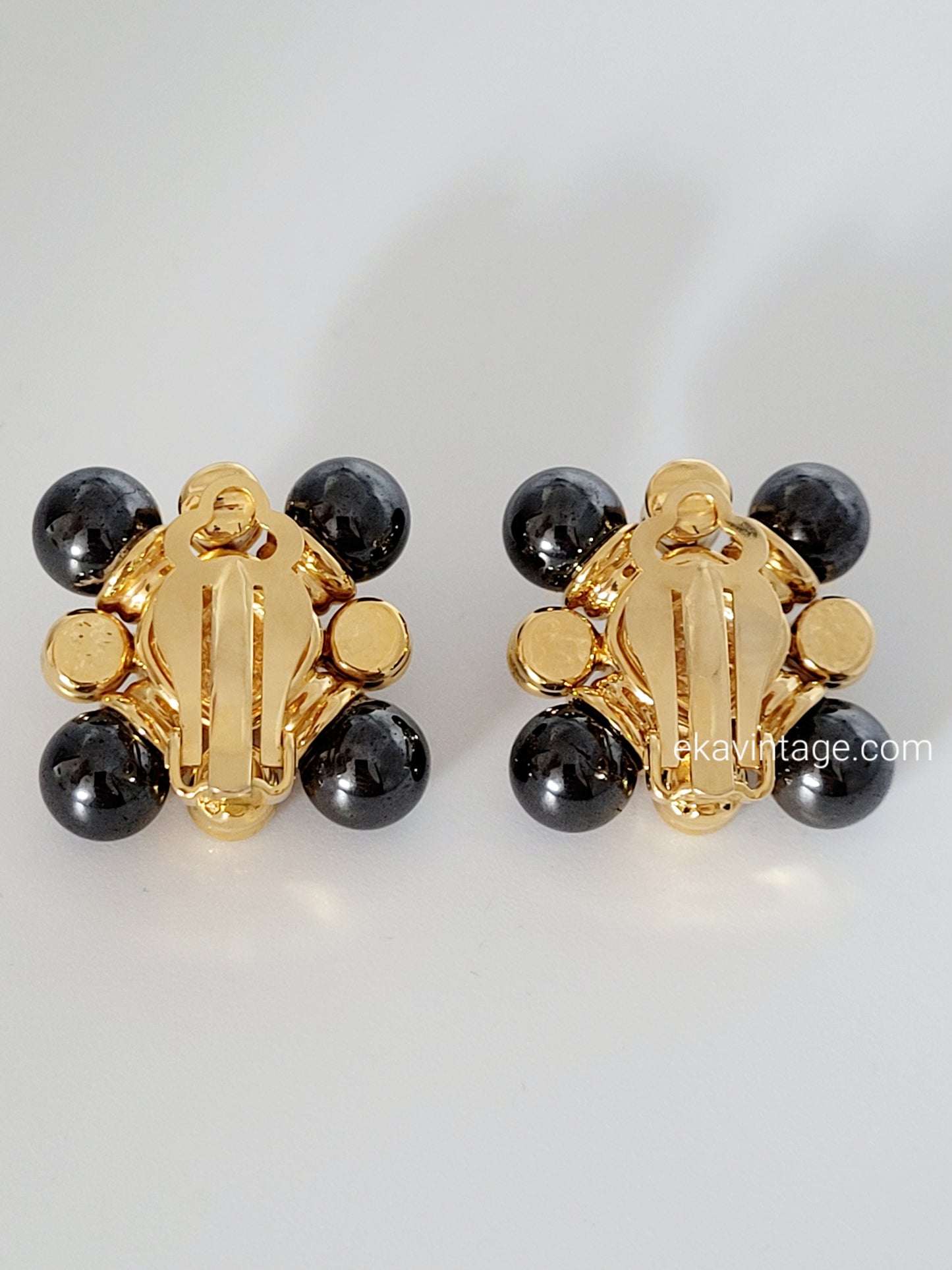 Cabouchon - Boucles d'oreilles vintage