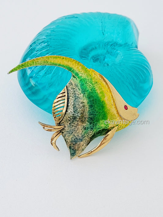 Marcel Boucher - Broche vintage Poisson