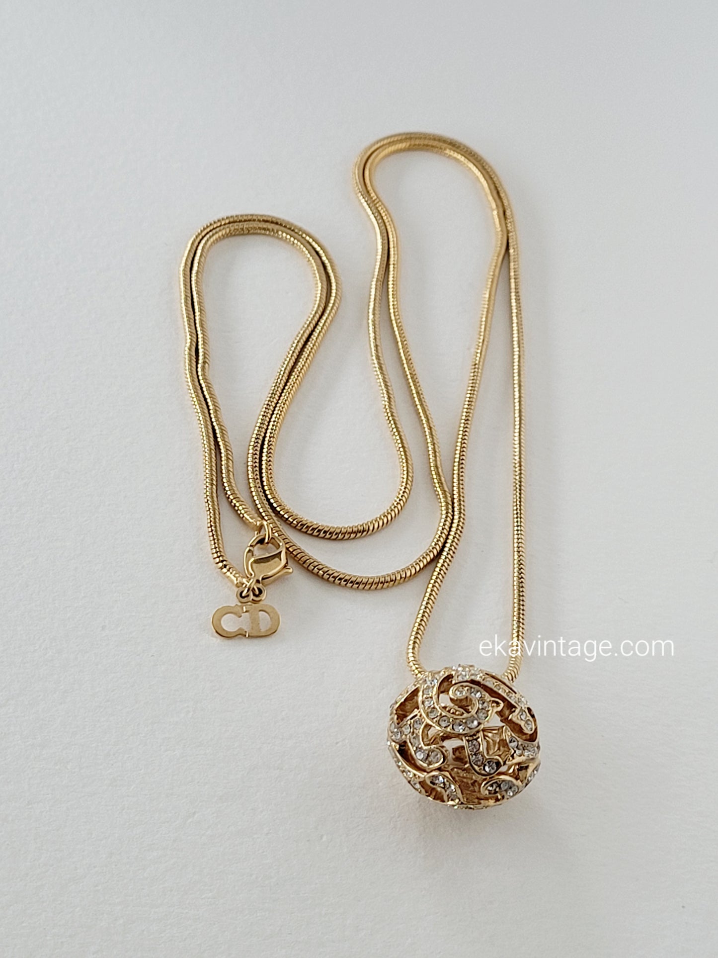 Christian Dior - Sautoir vintage - Boule