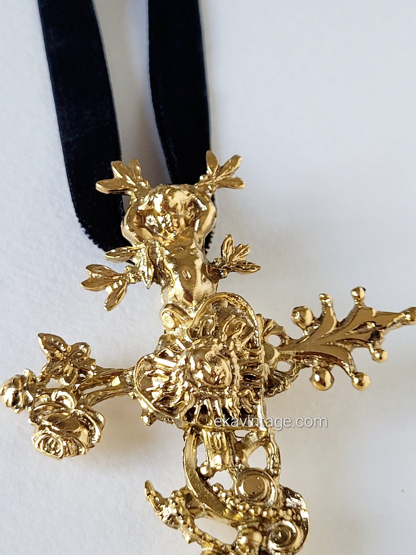 Christian Lacroix - Pendentif vintage Croix
