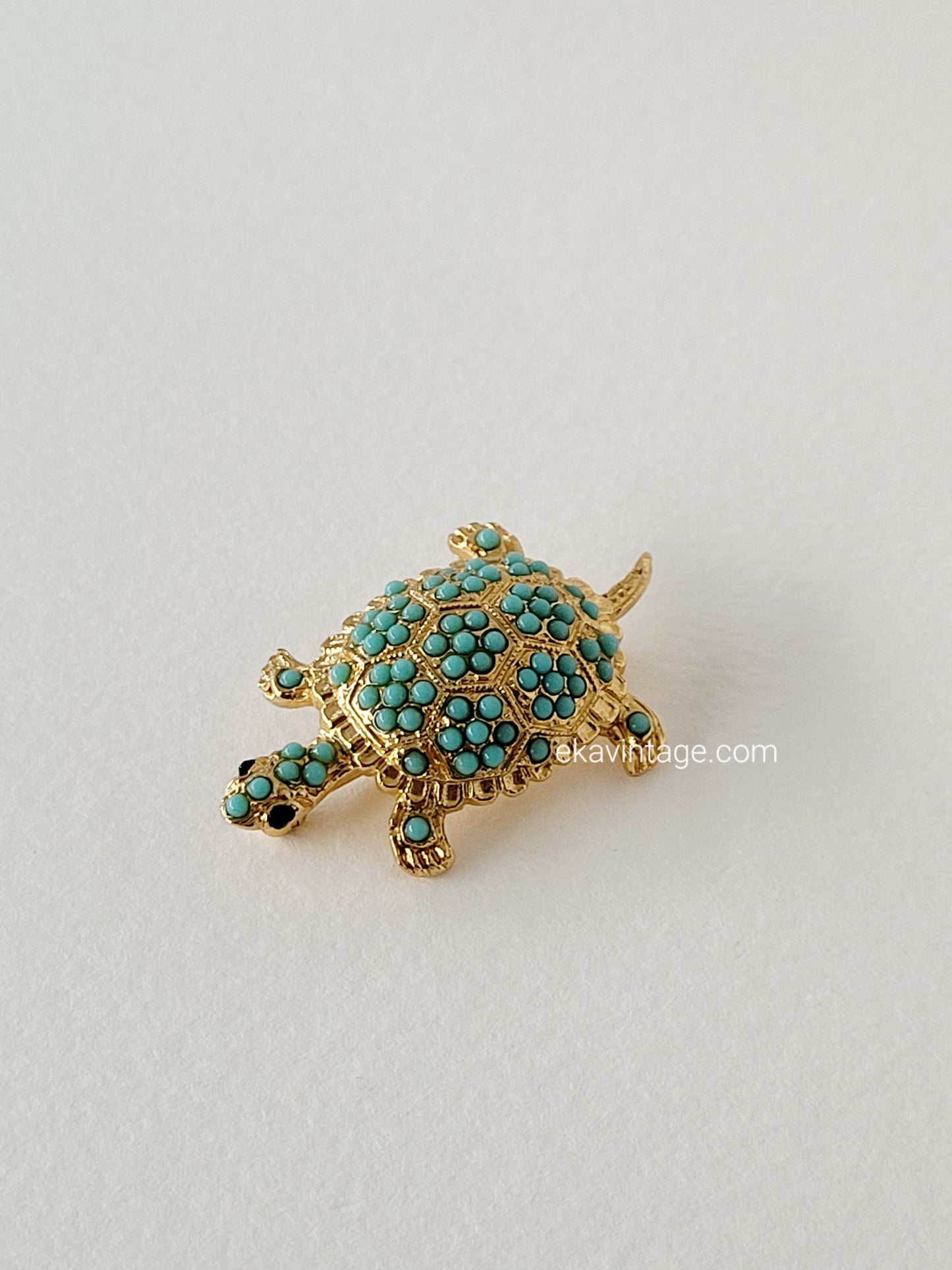 Broche vintage - Petite Tortue