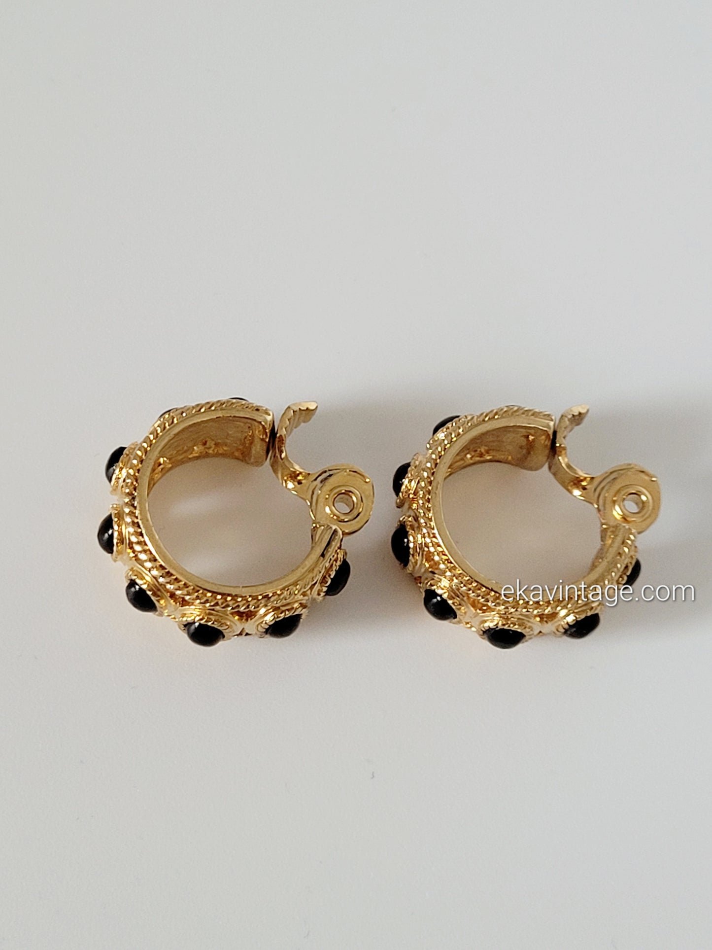 Monet - Boucles d'oreilles vintage