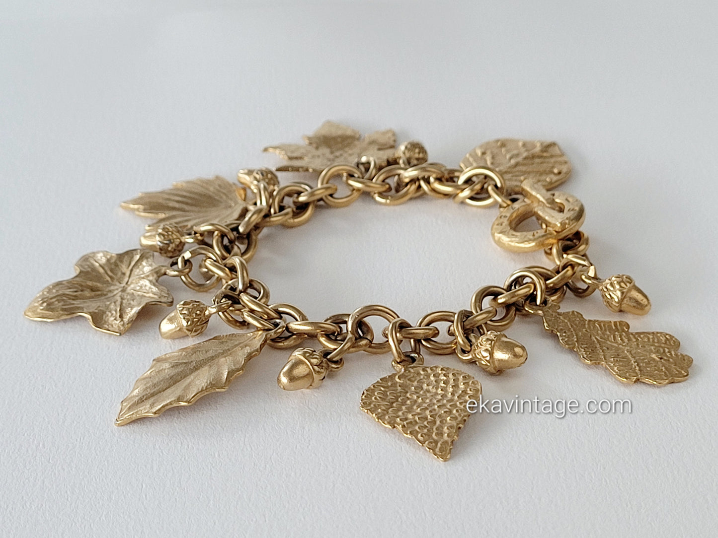 Agatha Paris-Bracelet vintage- feuilles