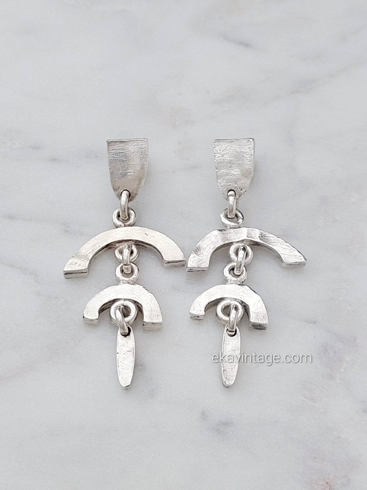 Biche de Bere - Boucles d'oreilles vintage pendantes
