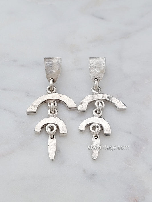 Biche de Bere - Boucles d'oreilles vintage pendantes