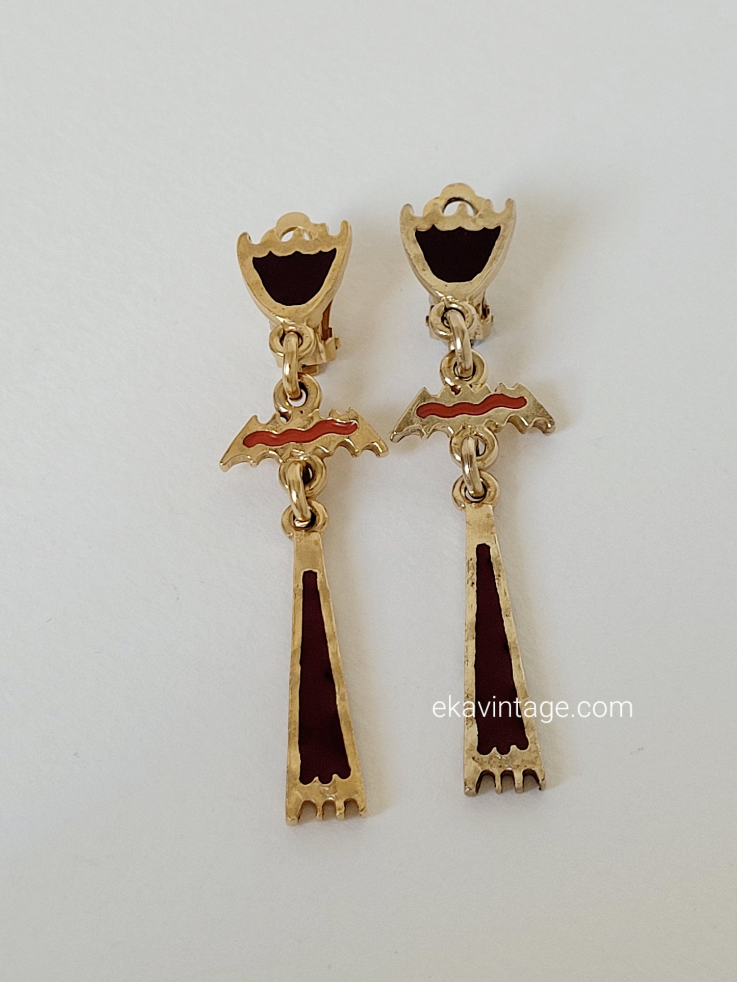 Biche de Bere - Boucles d'oreilles vintage