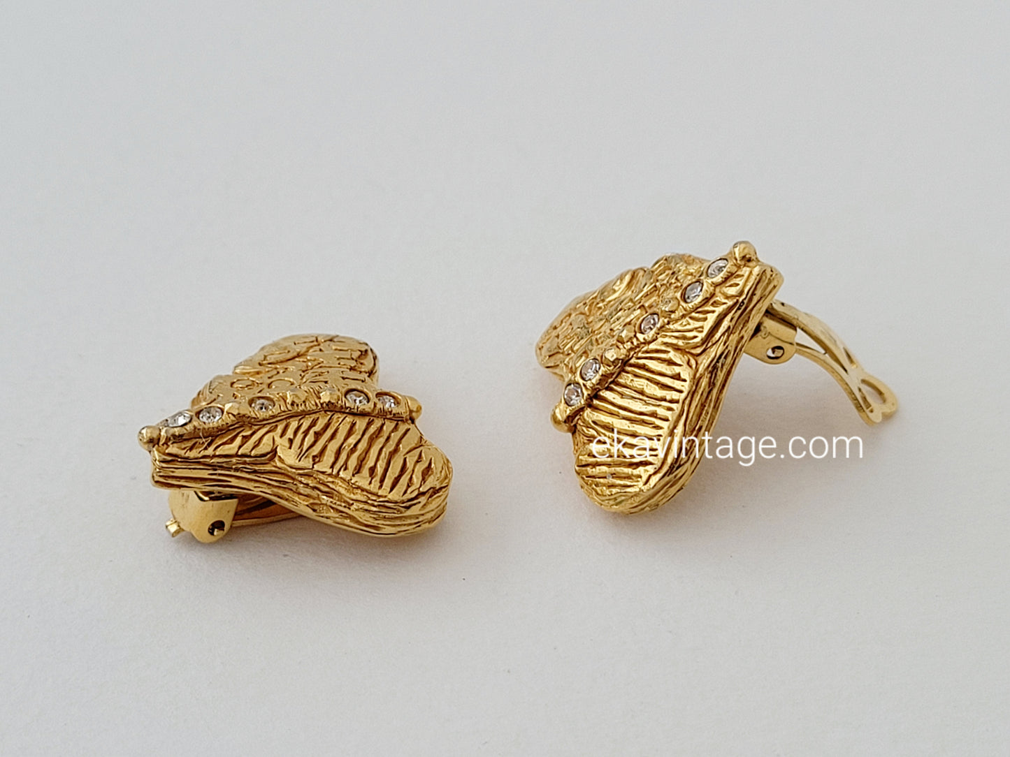 Christian Lacroix - Boucles d'oreilles vintage Cœur