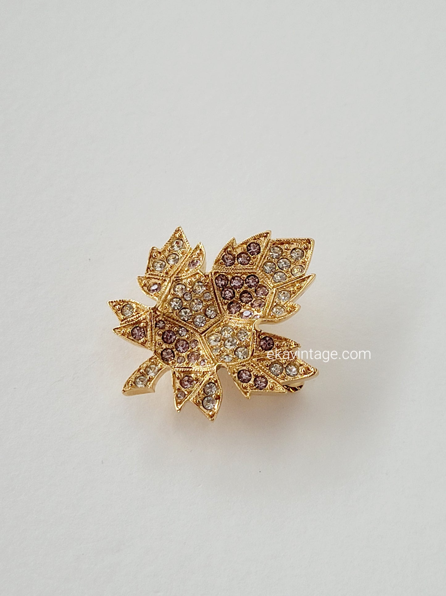 D'orlan - Broche vintage Feuille