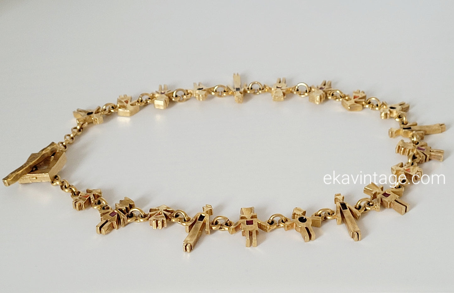 Biche de Bere  - Collier vintage doré