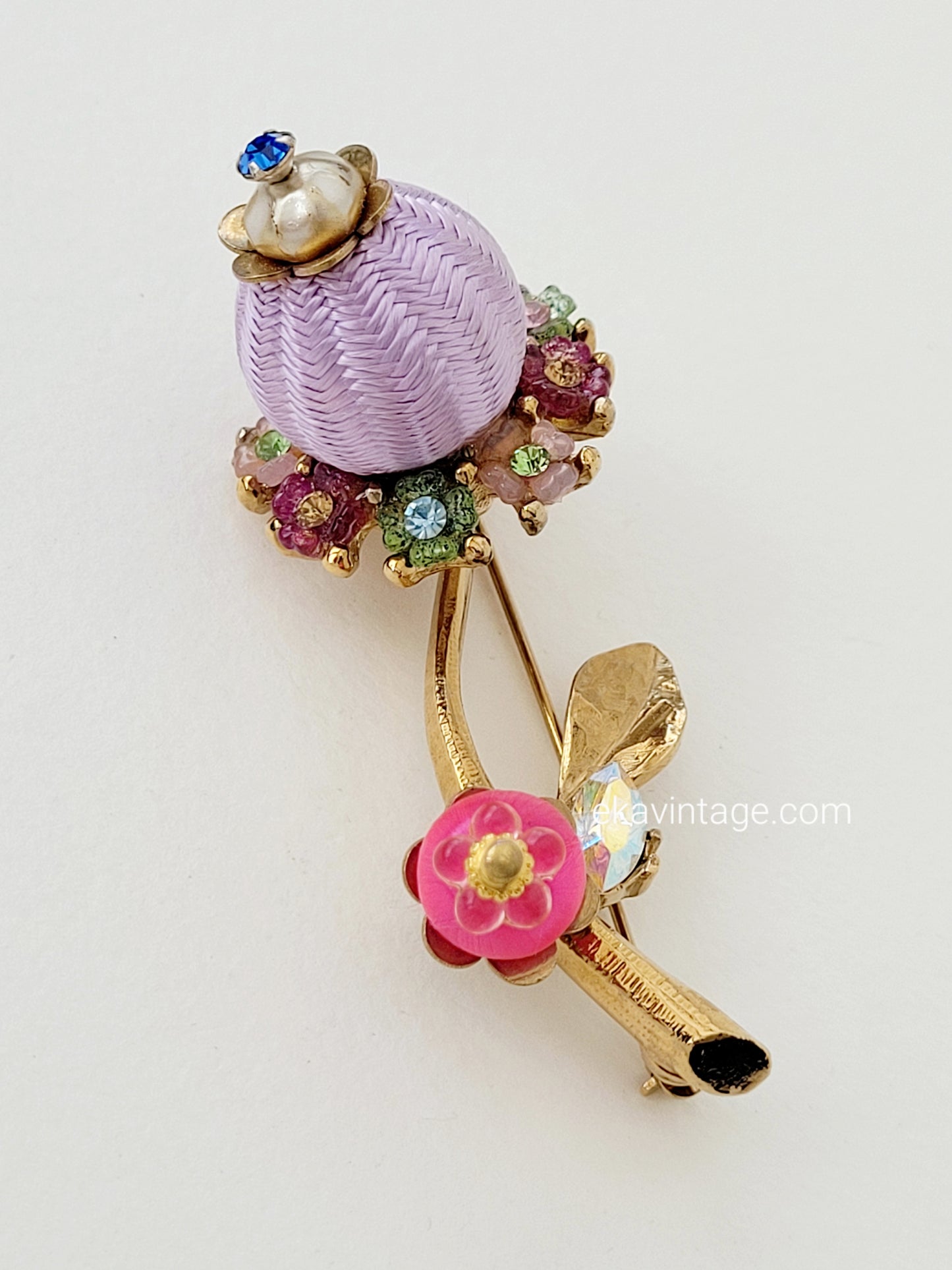 Christian Lacroix-Broche vintage Fleur
