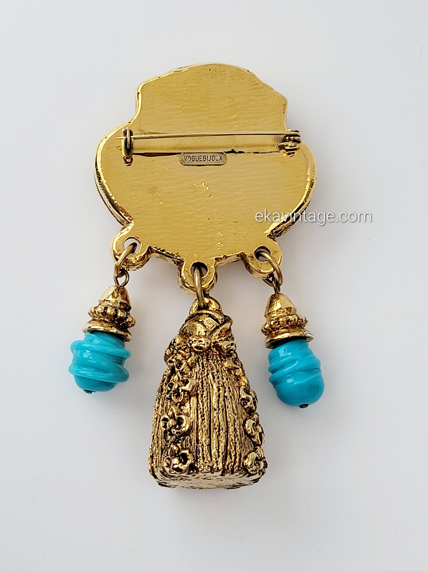 Voguebijoux - Grande broche vintage