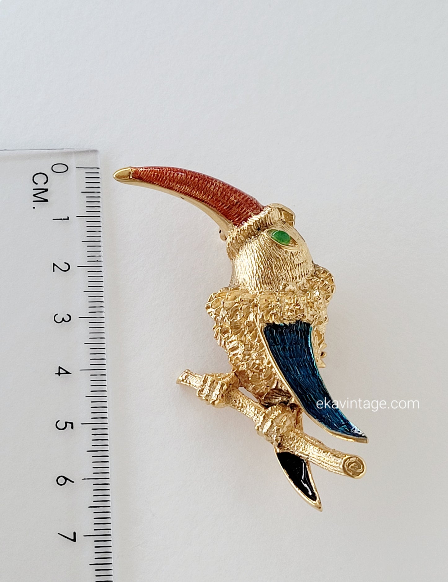 Carven - Broche vintage Toucan