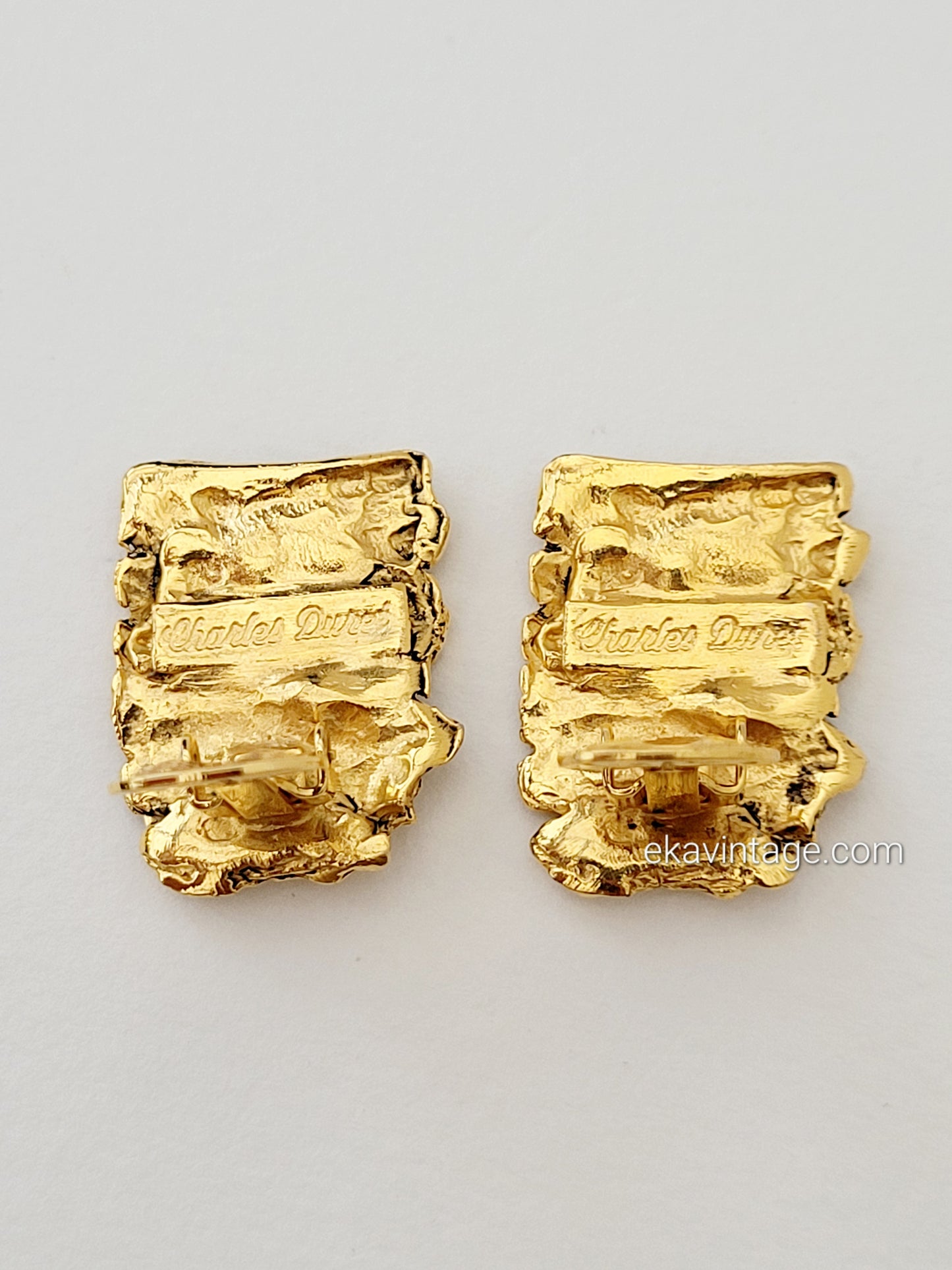 Charles Duret - Boucles d'oreilles vintage