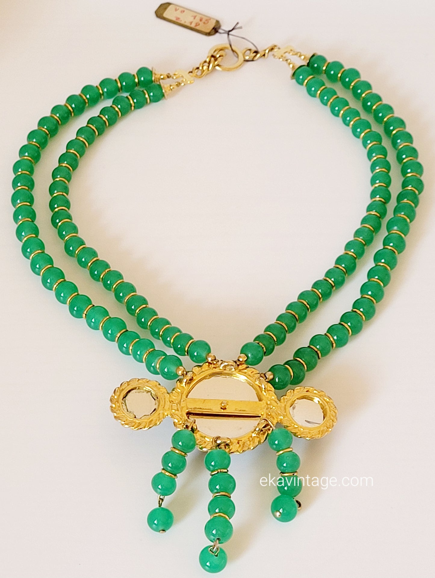 Rita Frascione - Collier vintage perles en verre