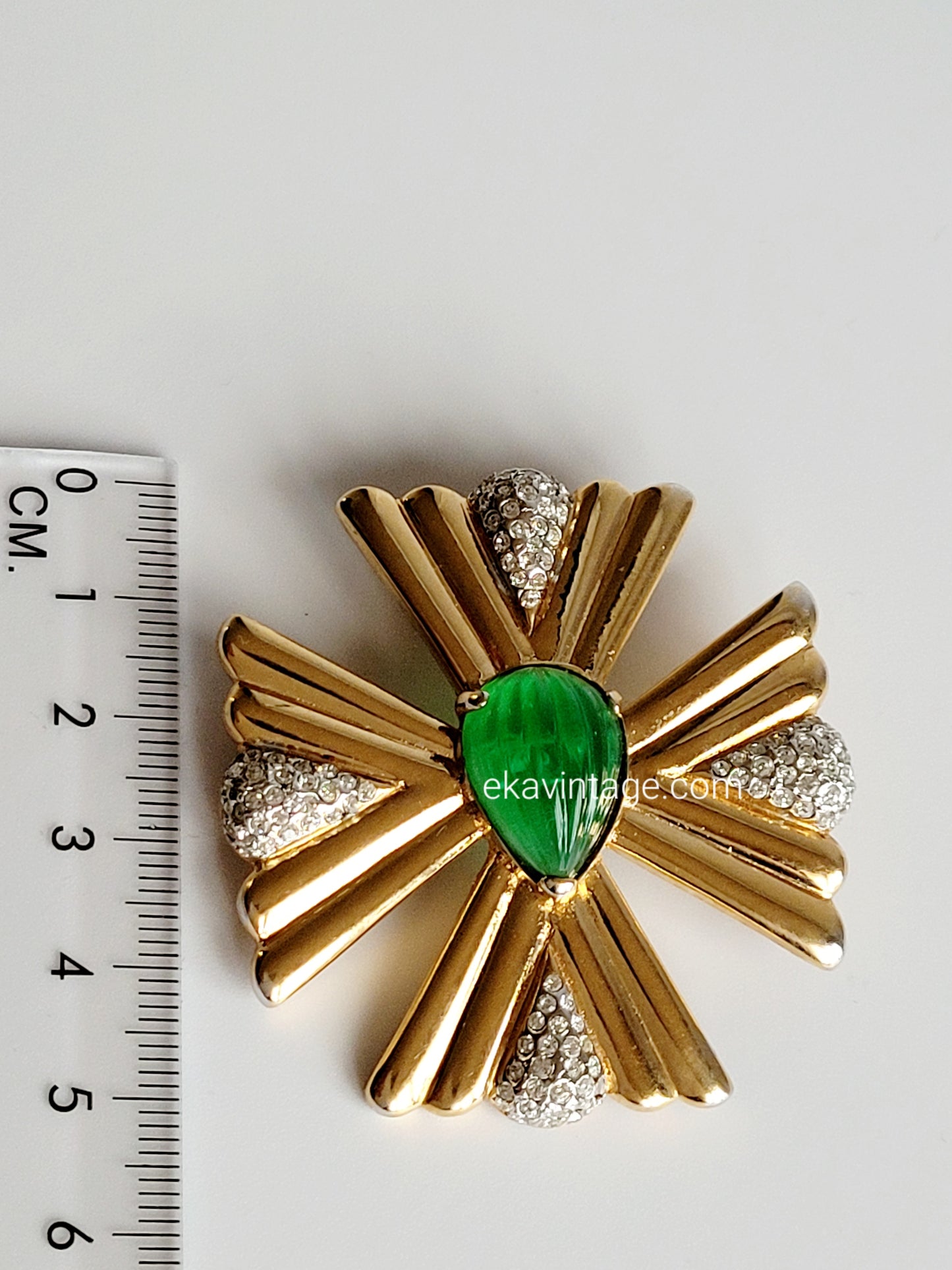 Broche vintage Croix