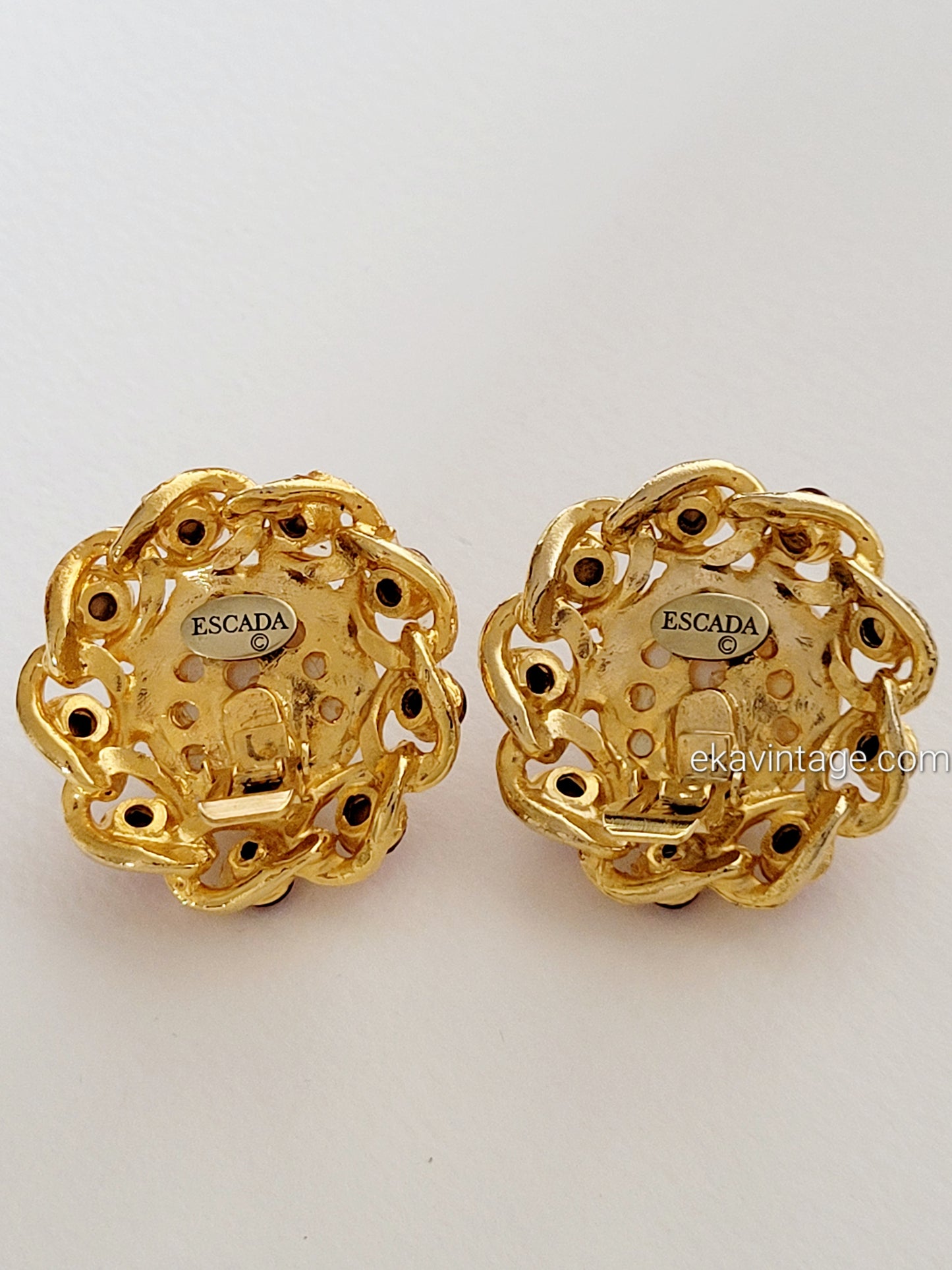 Escada - Boucles d'oreilles vintage