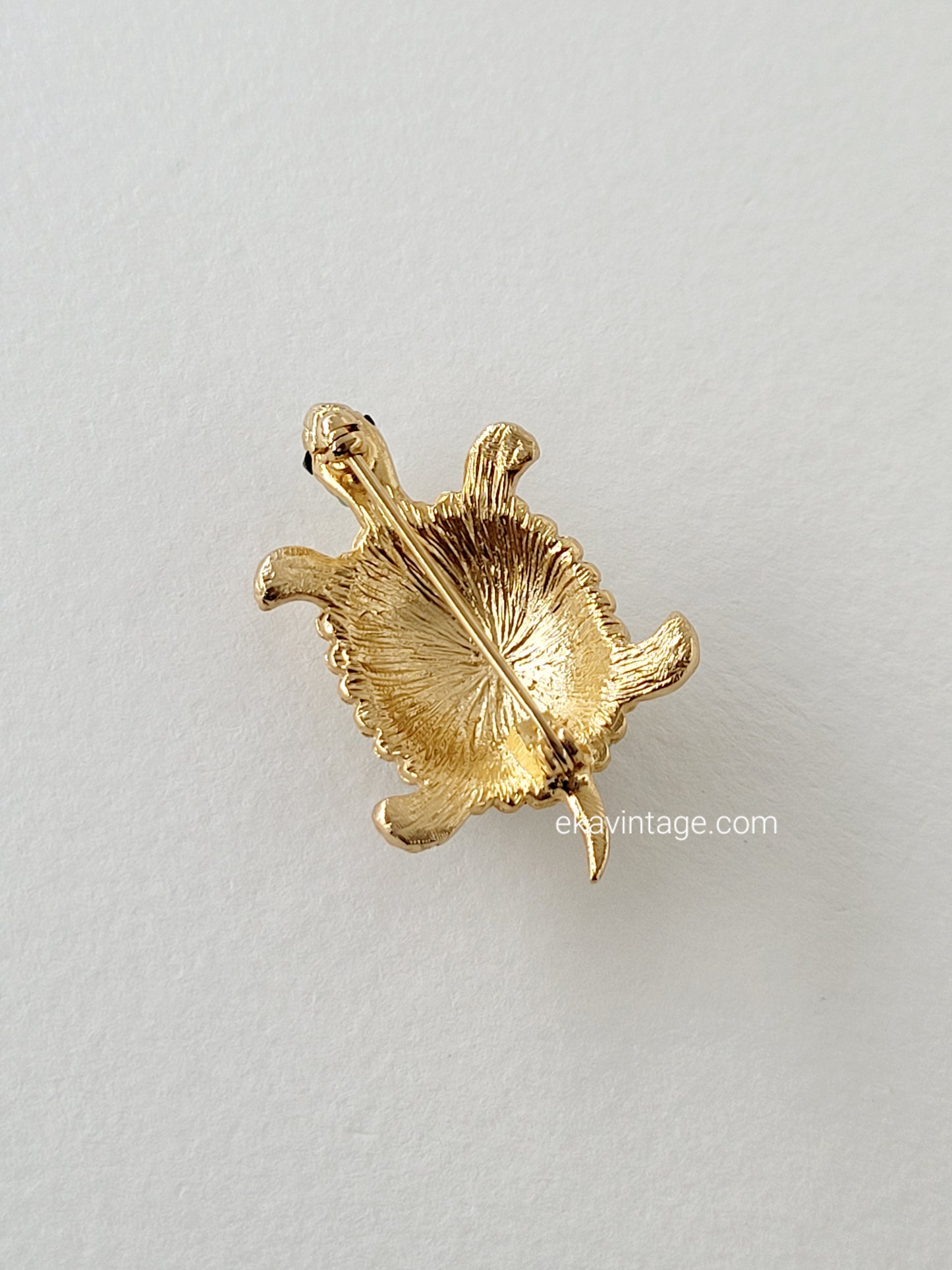 Broche vintage - Petite Tortue