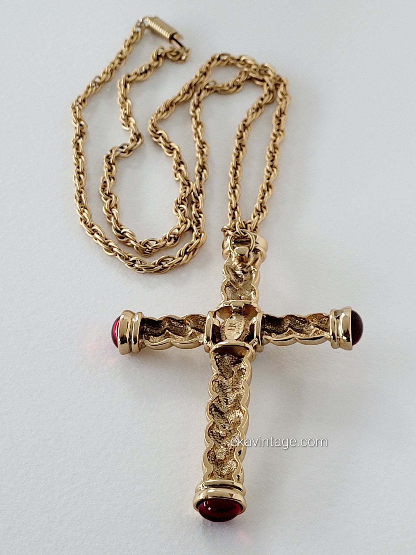 Helena Rubinstein - Collier vintage Croix