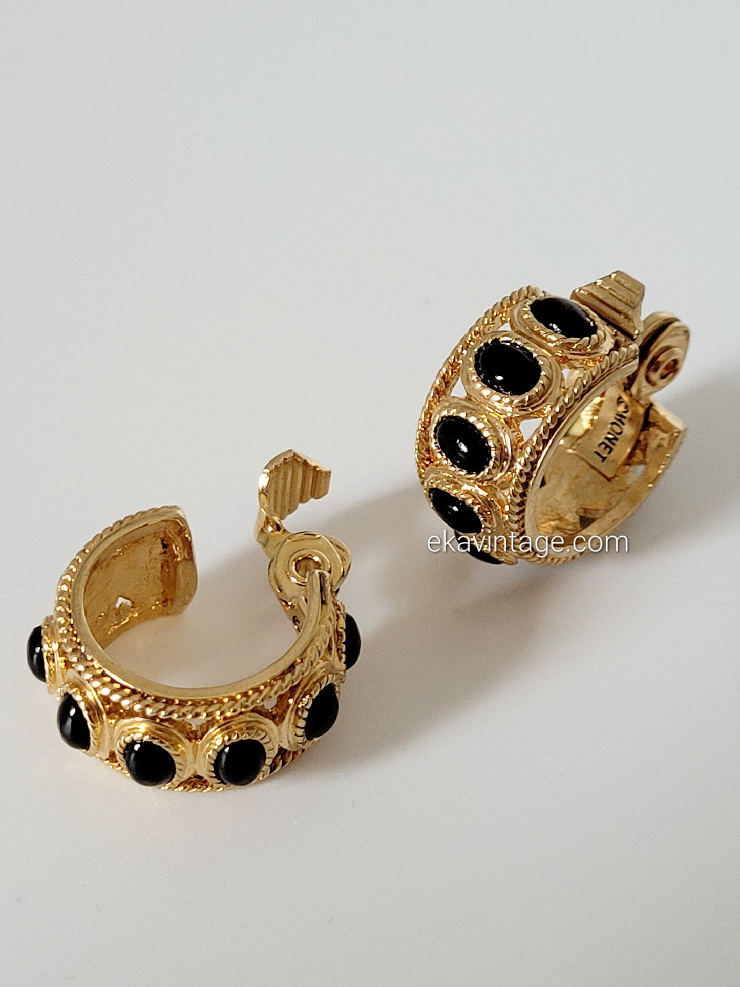 Monet - Boucles d'oreilles vintage