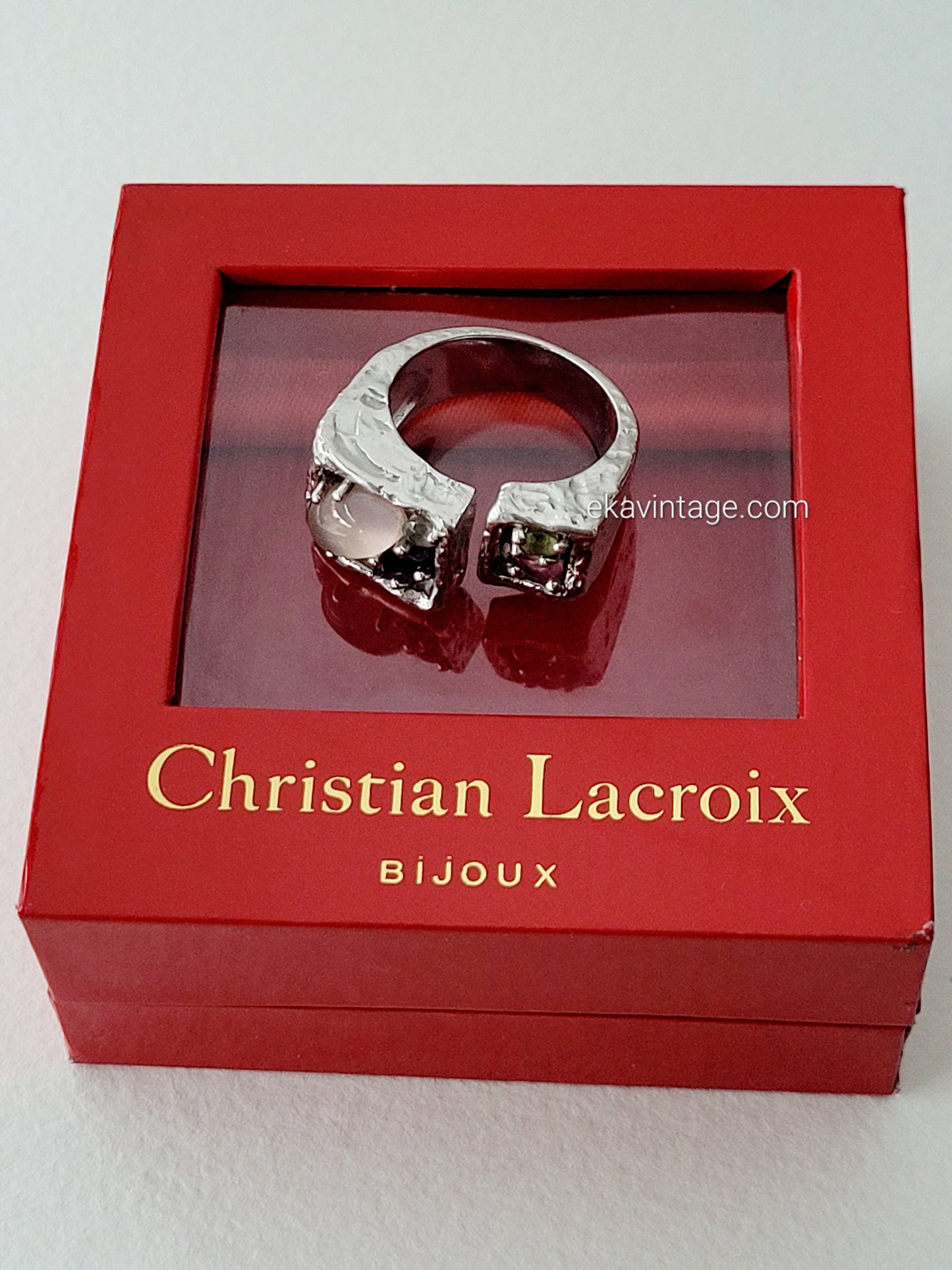 Christian Lacroix - Bague vintage en argent