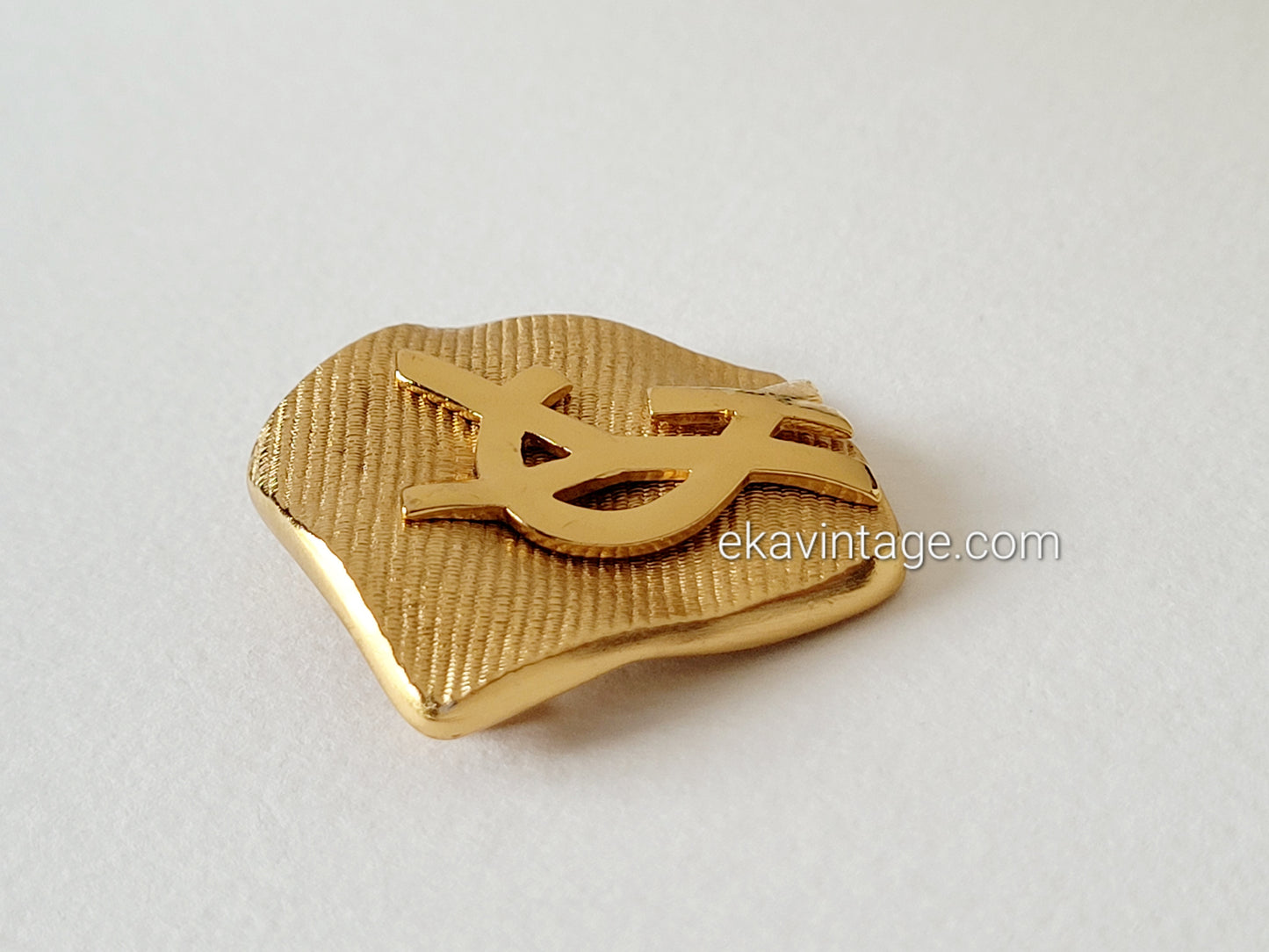 Yves Saint Laurent - Broche/Pendentif vintage Cœur YSL