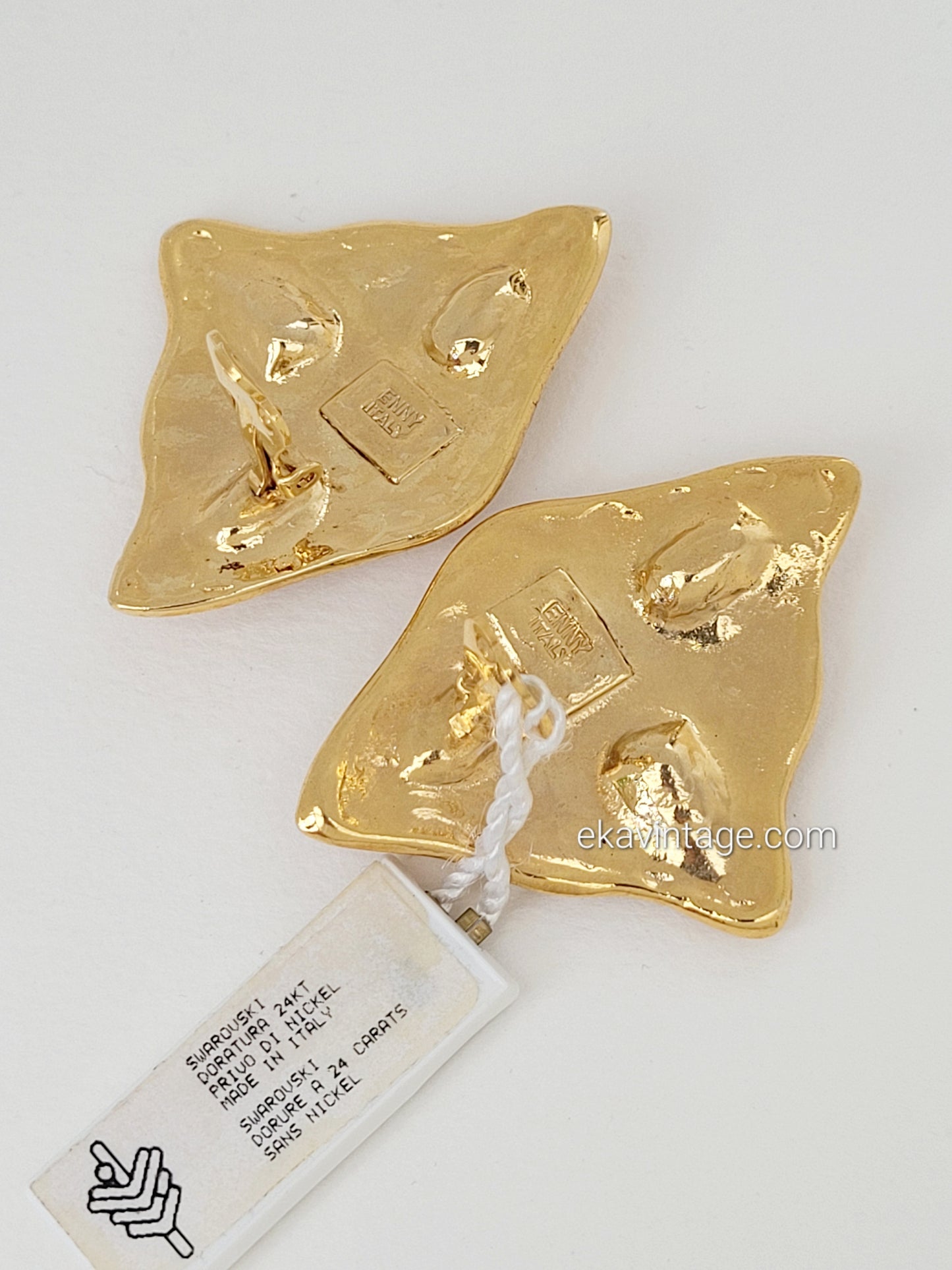 Enny Monaco - Boucles d'oreilles vintage