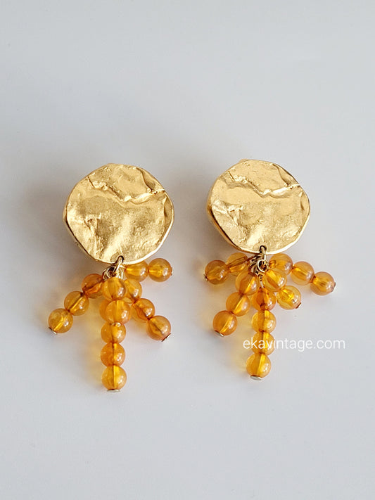 Biche de Bere - Boucles d'oreilles vintage pendantes