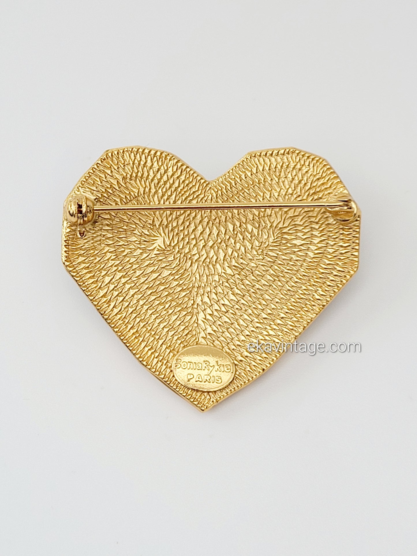 Sonia Rykiel - Broche vintage Cœur