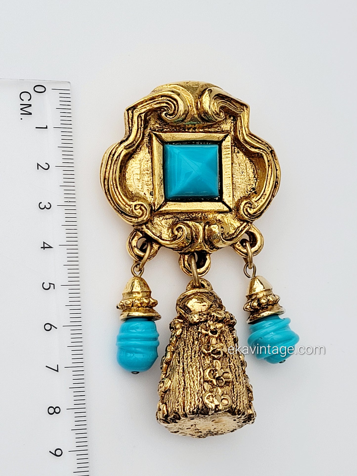 Voguebijoux - Grande broche vintage