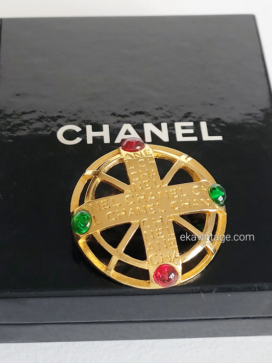 Chanel Gripoix - Broche vintage