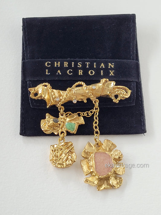 Christian Lacroix-Broche vintage