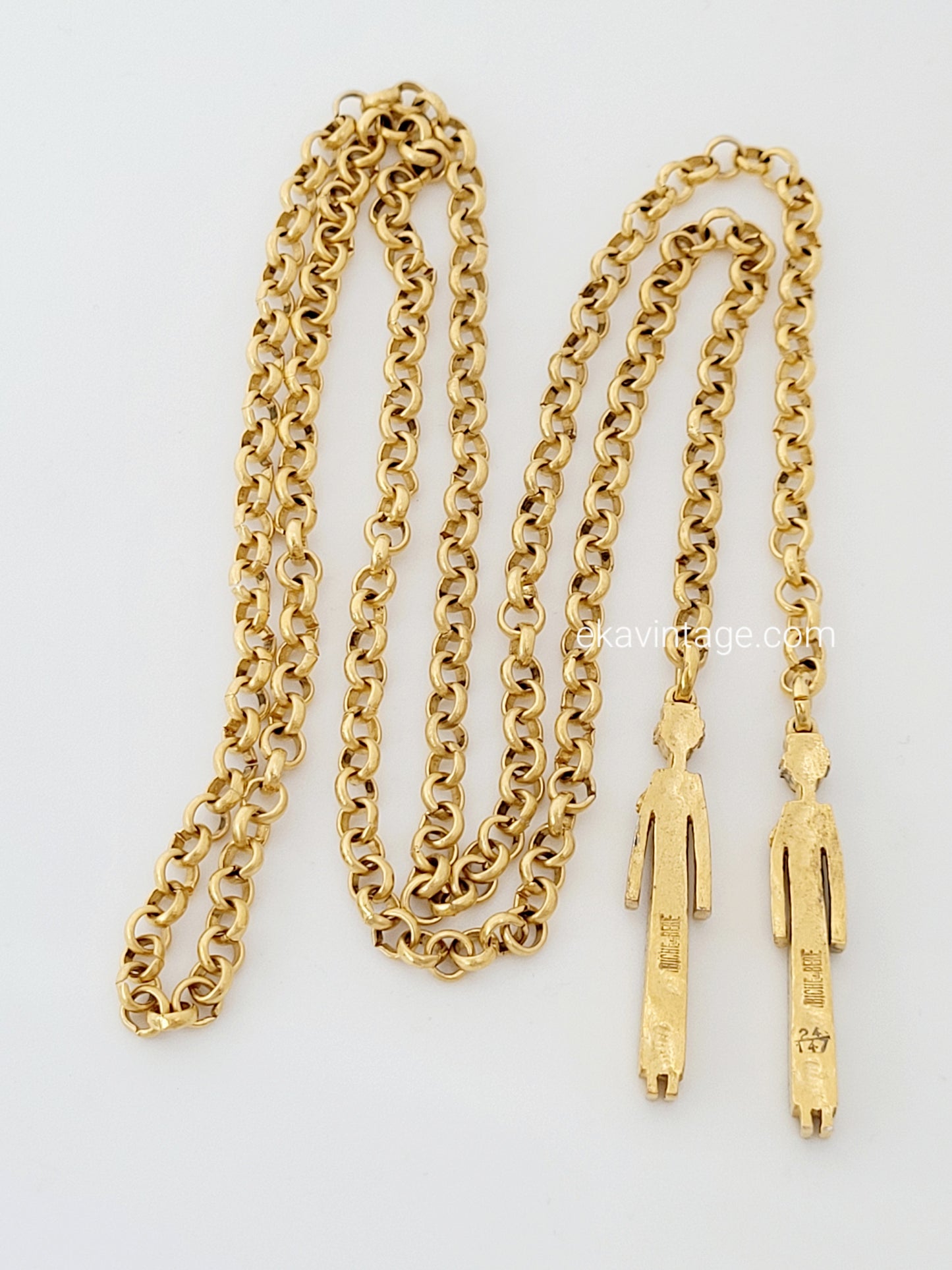 Biche de Bere - Collier vintage doré