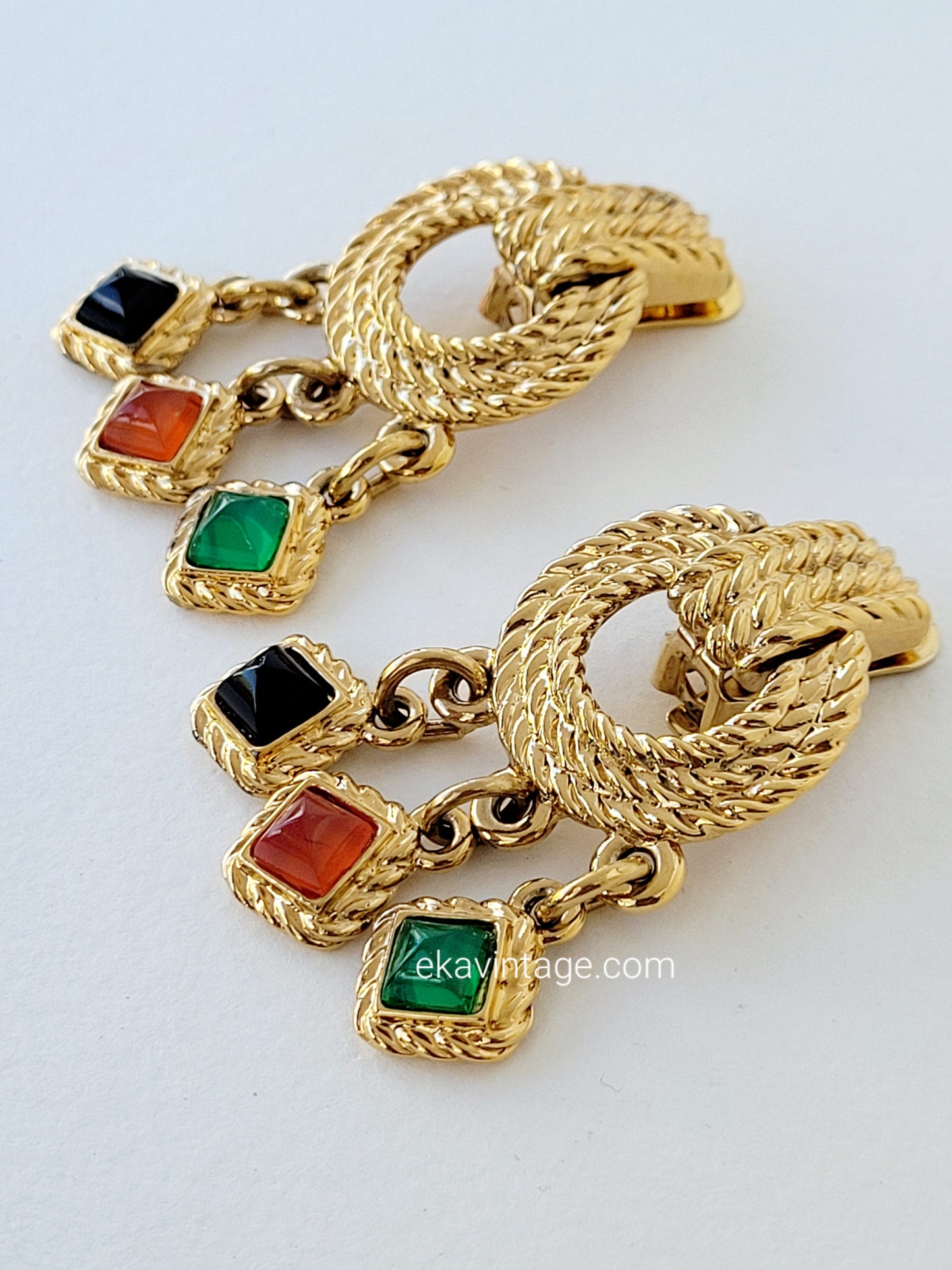 Agatha Paris - Boucles d'oreilles pendantes vintage