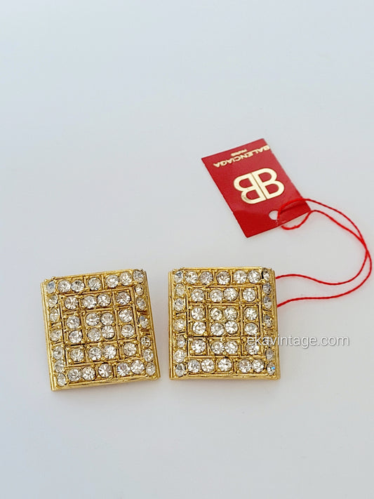 Balenciaga Paris - Boucles d'oreilles vintage