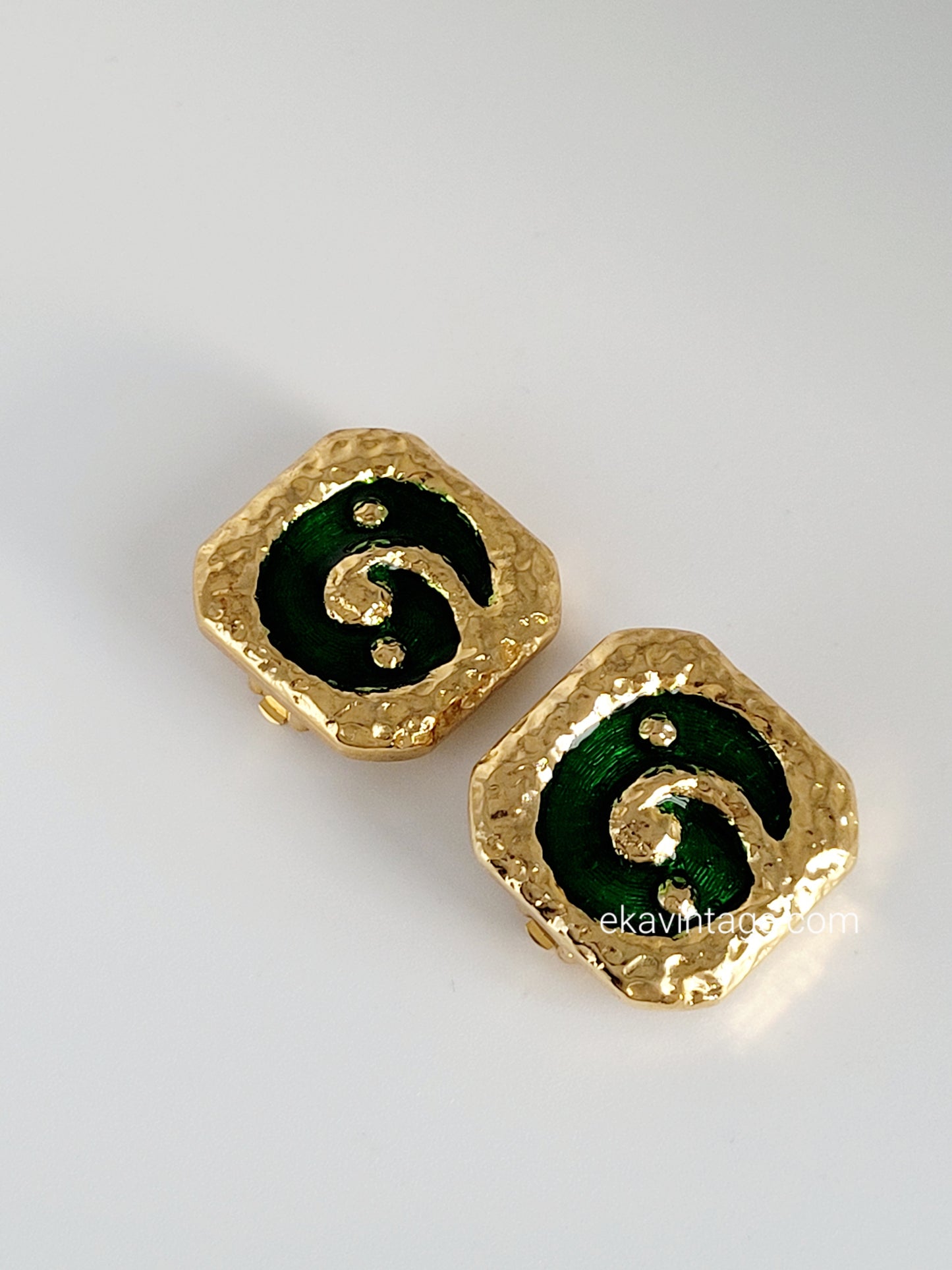 Louis Féraud - Boucles d'oreilles vintage