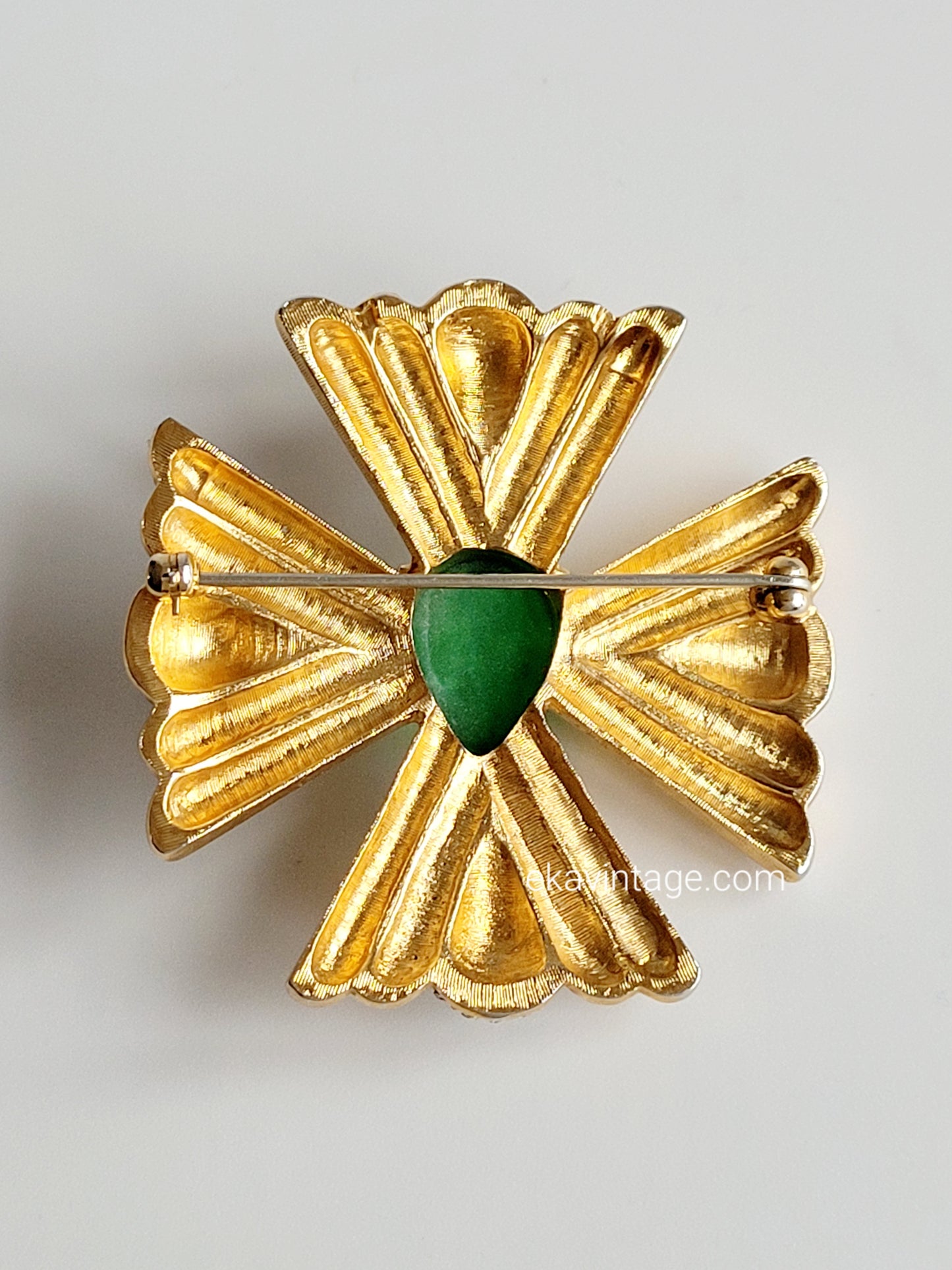 Broche vintage Croix
