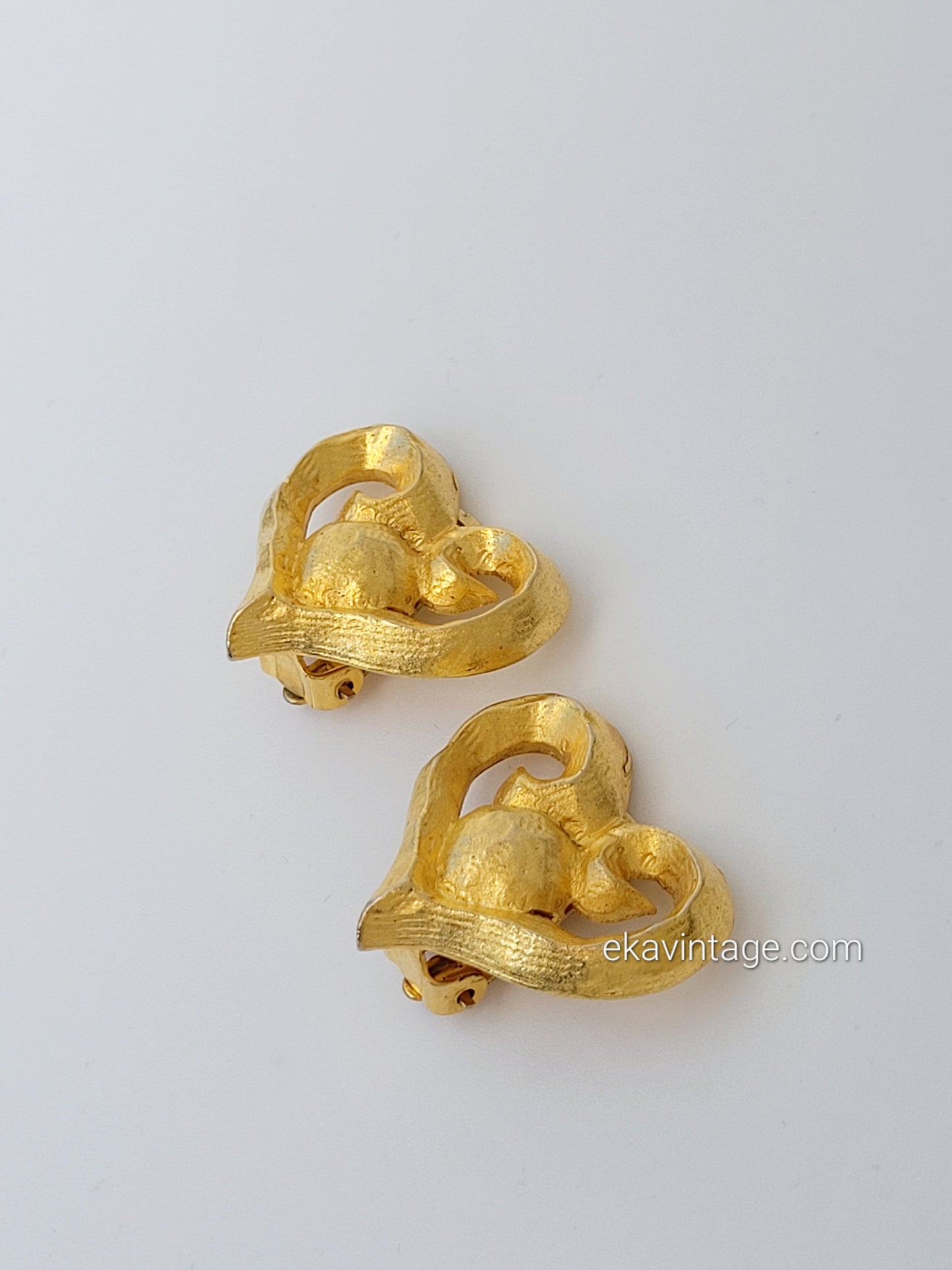 Boucles d'oreilles vintage Cœur