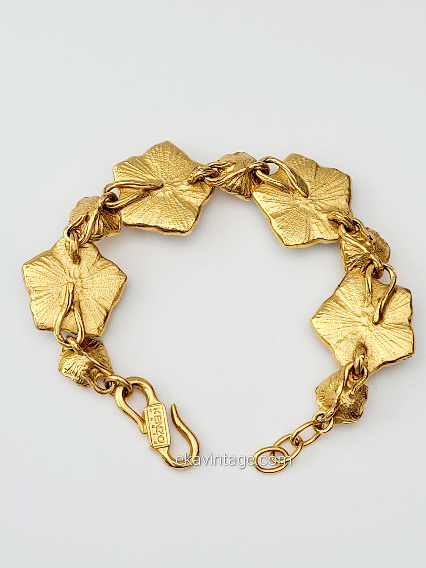 Kenzo Paris - Magnifique bracelet vintage Fleurs