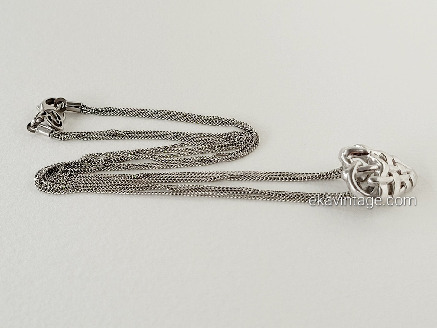 Christian Lacroix - Collier vintage Cœur en argent