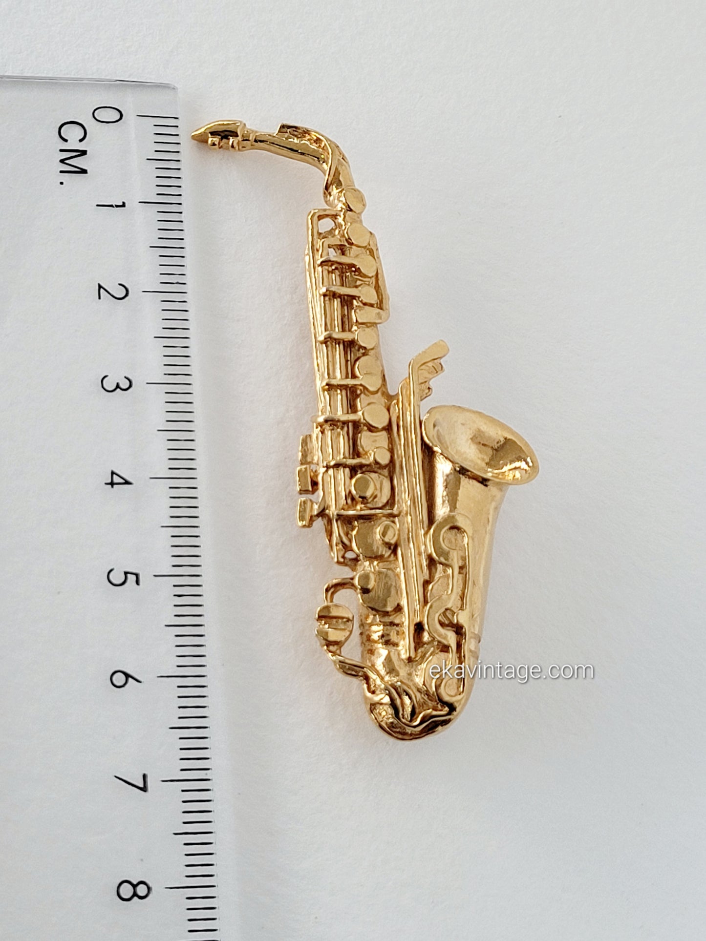 Agatha Paris - Broche vintage Saxophone